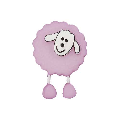 447470180060 - Sheep Button - Lavender